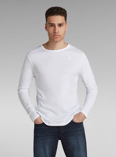 Basic Round Neck Long Sleeve T-Shirt